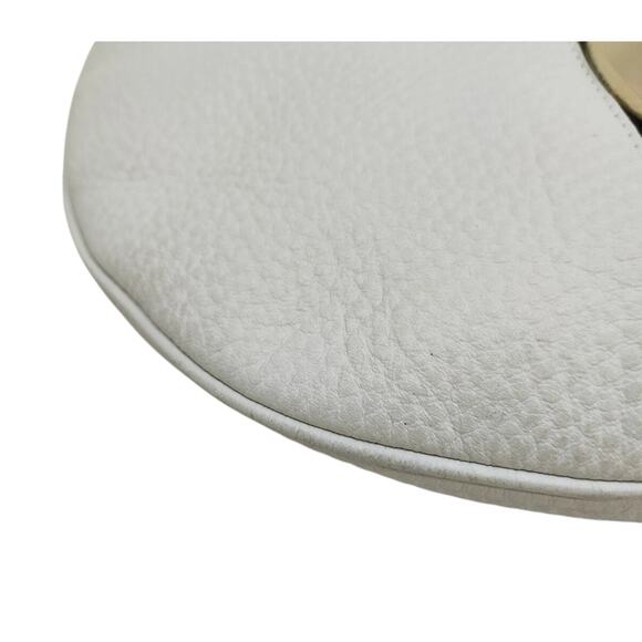 Gucci Hand Bag Sherry Line White Leather PRISTINE - Picture 6 of 9